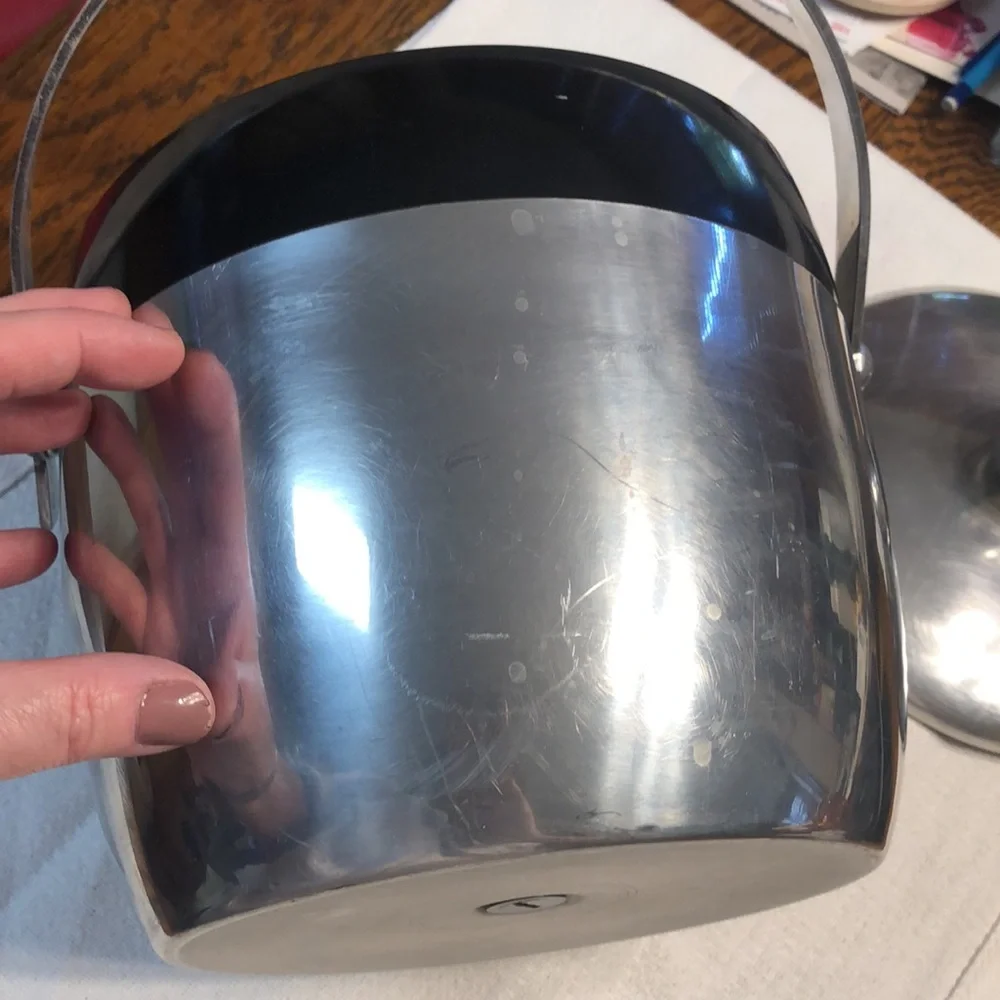Aluminum MCM Ice Bucket by Kromex Vintage